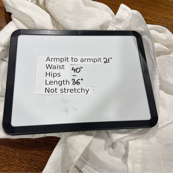 Target A New Day off White button down mini Dress size extra large - Picture 9 of 13